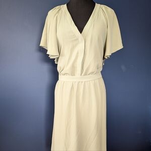 H&M Midi Dress with V-Neck